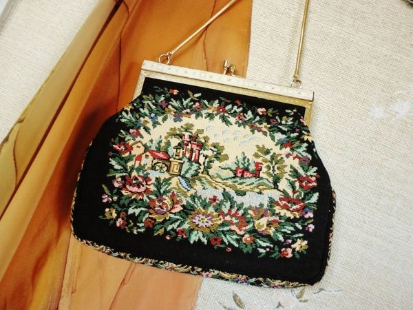 Гобеленовая сумочка made in Hong Kong и кошелёчки | Ярмарка Мастеров - ручная работа, handmade
