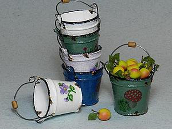 Easy-to-Do: Miniature Enamelled Bucket | Ярмарка Мастеров - ручная работа, handmade