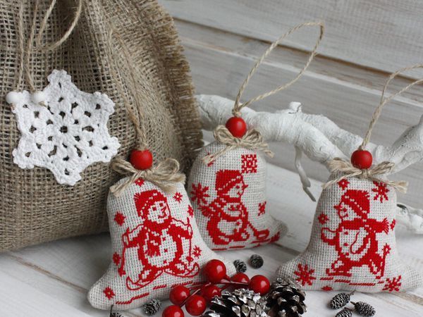 Новогодние игрушки с лавандой | Ярмарка Мастеров - ручная работа, handmade
