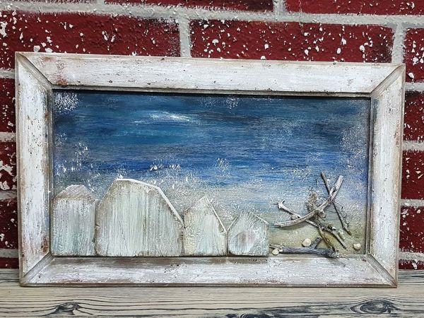 Новинка! «У моря» фантазия на тему DriftWood Art | Ярмарка Мастеров - ручная работа, handmade