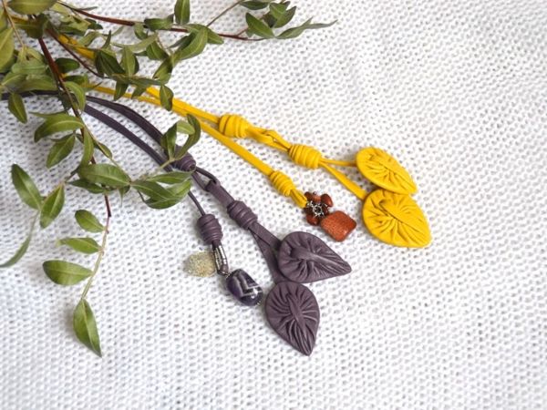 Новые цвета для колье с листочками | Ярмарка Мастеров - ручная работа, handmade