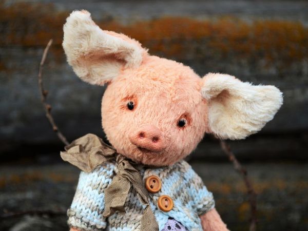 Поросёнок Парамоша | Ярмарка Мастеров - ручная работа, handmade