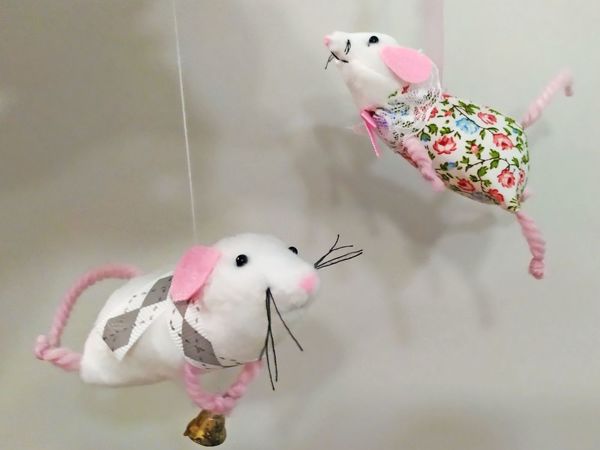 Шьем новогодний сувенир «Мышка. Пять минут, полет нормальный» | Ярмарка Мастеров - ручная работа, handmade