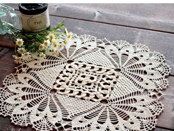 An Ordinary Knitted Napkin in a Delicate Interior | Livemaster - handmade