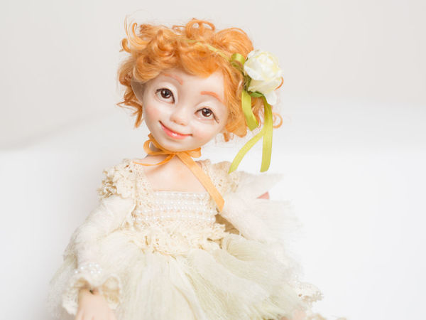 Мастерим куколку-цветочек | Ярмарка Мастеров - ручная работа, handmade