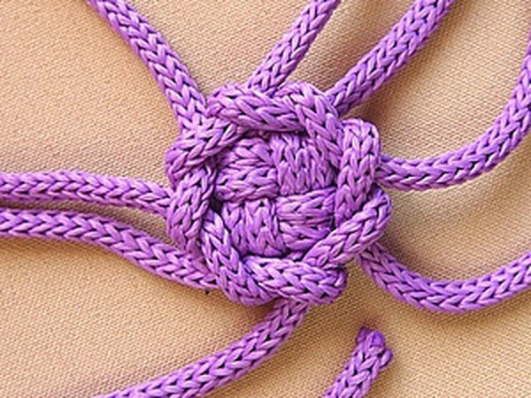 Macrame: Weaving an Intricate Button | Livemaster - handmade