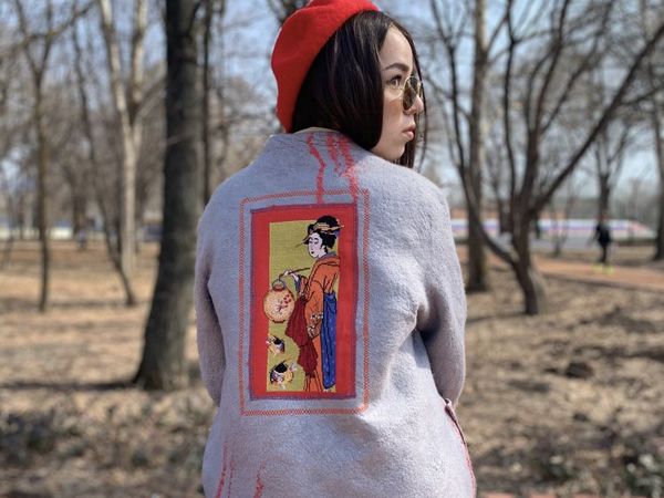 Жакет «Япония» | Ярмарка Мастеров - ручная работа, handmade