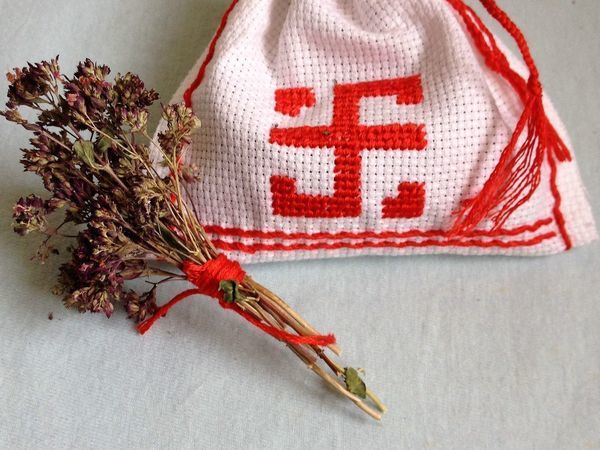 Вышиваем мешочек с травами «Всеславец» | Ярмарка Мастеров - ручная работа, handmade