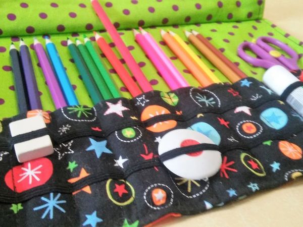 How to Sew a Fabric Pencil Case for Pencils, Pens, Brushes, Knitting Needles | Livemaster - handmade