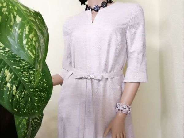 Элегантное льняное платье | Ярмарка Мастеров - ручная работа, handmade