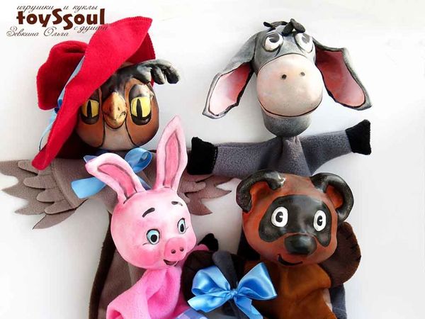 Кукольный театр «Винни Пух» | Ярмарка Мастеров - ручная работа, handmade