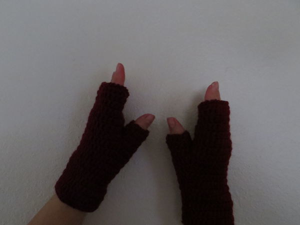 Вяжем митенки крючком | Ярмарка Мастеров - ручная работа, handmade