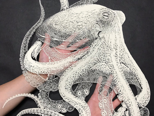 Incredible Cut Paper Artwork — Kirigami | Livemaster - handmade