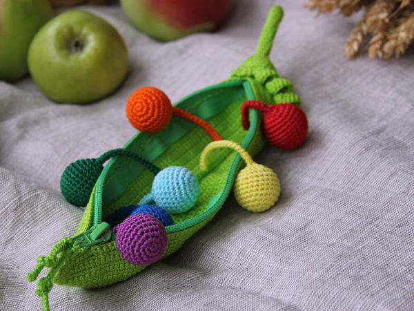 Зелёный горошек для крошек! | Ярмарка Мастеров - ручная работа, handmade