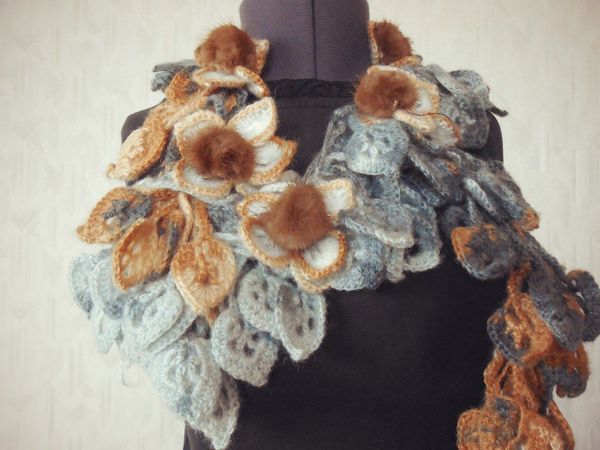 Распродажа оригинальных модных шарфиков!!!! | Ярмарка Мастеров - ручная работа, handmade