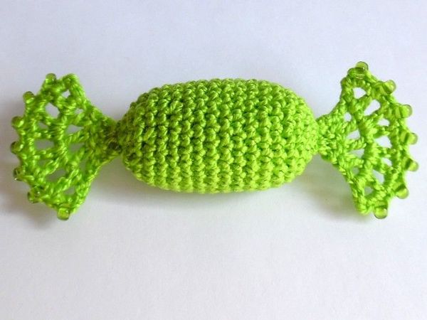 Вяжем крючком конфету | Ярмарка Мастеров - ручная работа, handmade