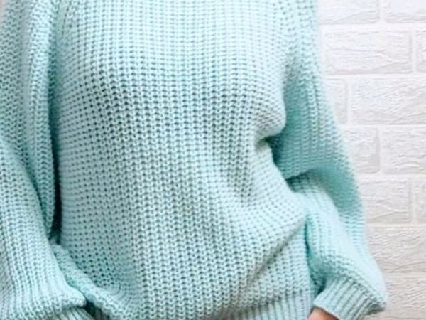 Полосатый свитер-реглан схема спицами » Люблю Вязать
