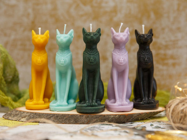Новые свечи: «Бастет» | Ярмарка Мастеров - ручная работа, handmade