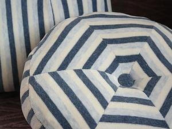 Полосатые подушки из пижамы | Ярмарка Мастеров - ручная работа, handmade