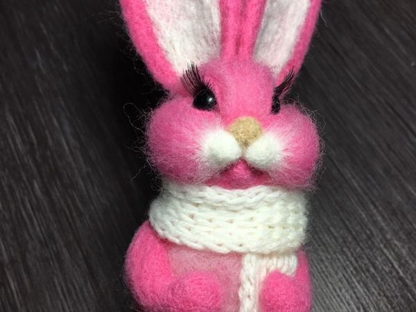 Валяем Зайку из шерсти. Часть 3 | Ярмарка Мастеров - ручная работа, handmade