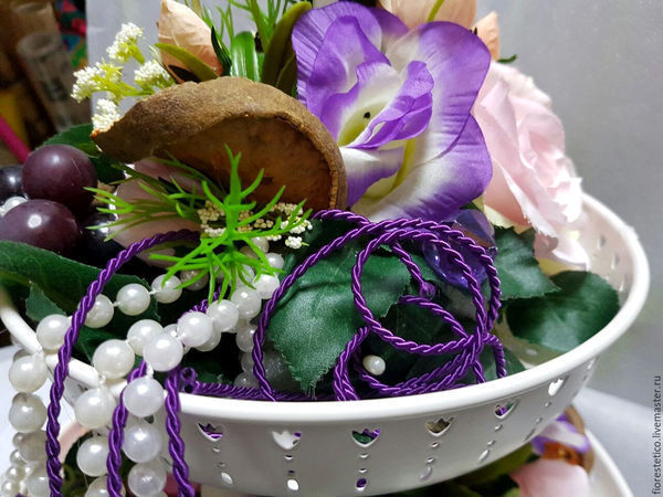 Фрукты и ягоды в композициях из цветов | Ярмарка Мастеров - ручная работа, handmade