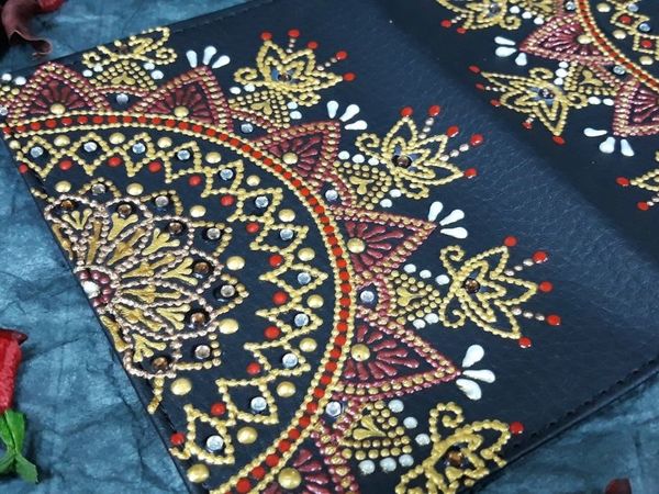 Роспись обложки на паспорт | Ярмарка Мастеров - ручная работа, handmade