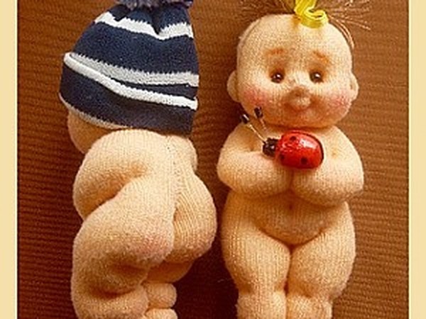 Пупс малышок из лоскутка. | Ярмарка Мастеров - ручная работа, handmade