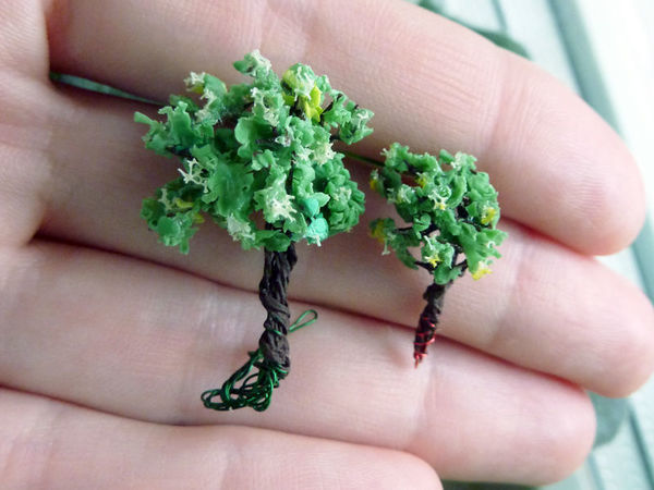 Два способа создания микро-деревьев | Ярмарка Мастеров - ручная работа, handmade