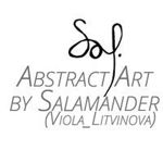 Abstraktnaya zhivopis Salamandry - Livemaster - handmade