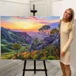 Chasy iz epoksidnoj smoly, kartiny i pejzazhi maslom (juliabaklanova) (juliabaklanova) - Ярмарка Мастеров - ручная работа, handmade