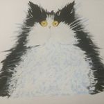 нарисовать котика с зубной щеткой нарисовать котика с зубной щеткой