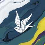 SWALLOW BLUE - Livemaster - handmade