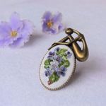 Jewellery: embroidery in miniature - Livemaster - handmade