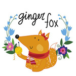 Ginger fox (irinadyagileva) - Livemaster - handmade