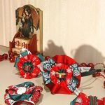 V ozhidanii Santy..Novogodnie obruchi - Livemaster - handmade